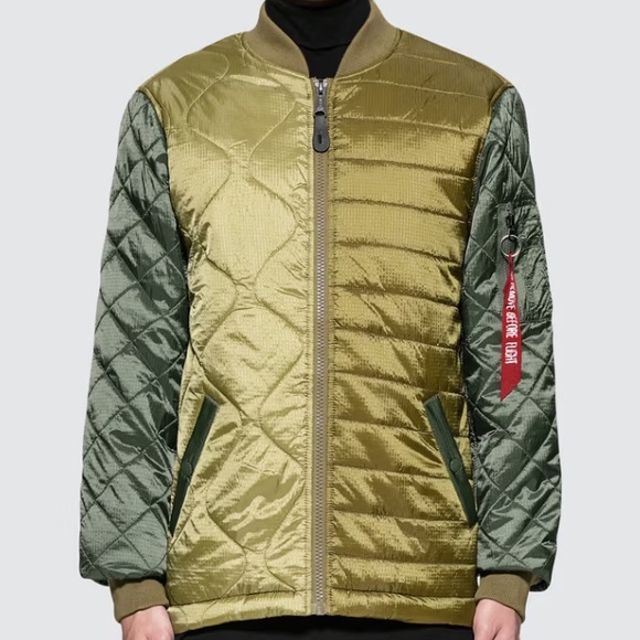 Alpha Industries Unisex Ally Bomber Jacket Size S - Picture 16 of 16